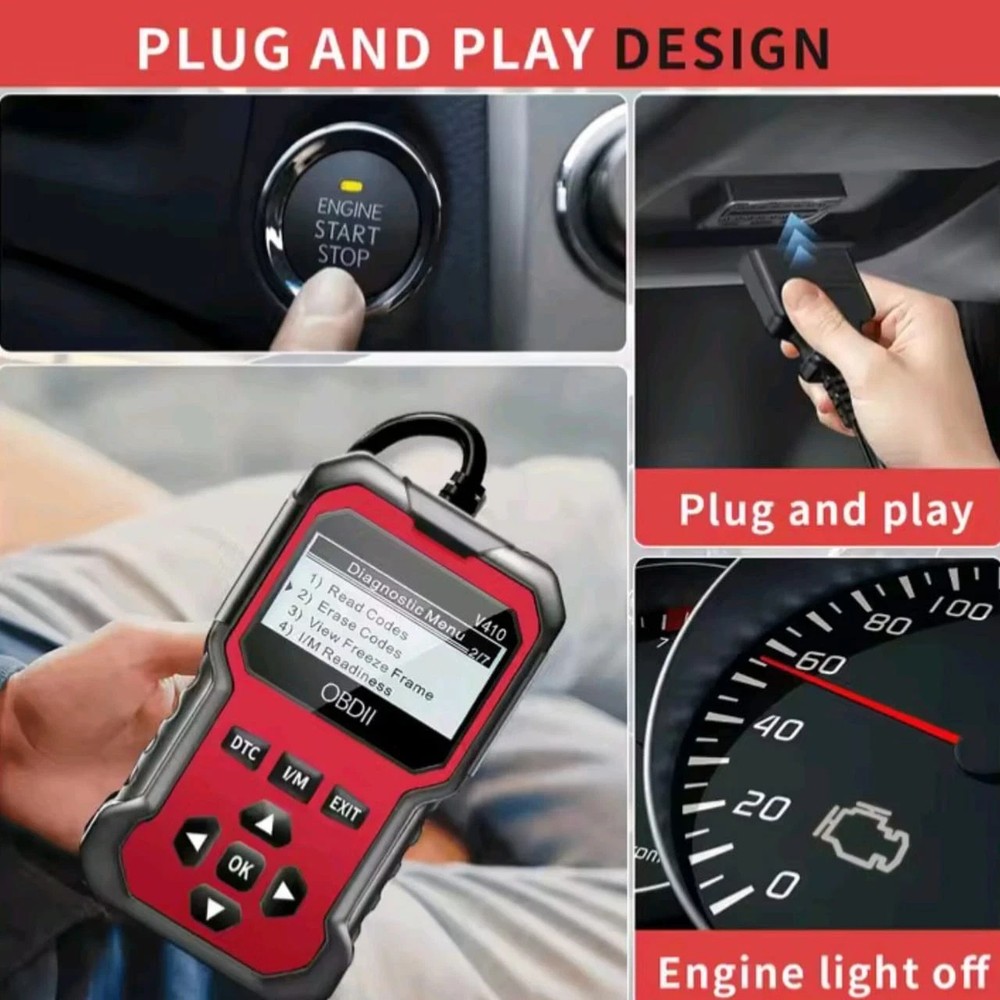 Car Obd2 Scanner Diagnostic Tool Code Reader Engine Fault Code Reader Tool