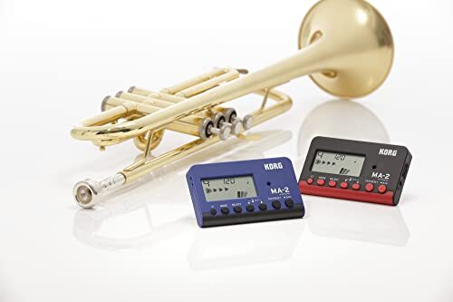 Blue and Black Compact Metronome Enhanced Version MA 2 Multi Function 290 Hours