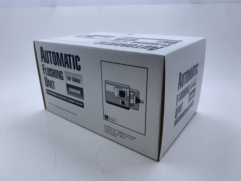 BRAND NEW - Chrome Programmable Automatic Urinal and Toilet Flushing System