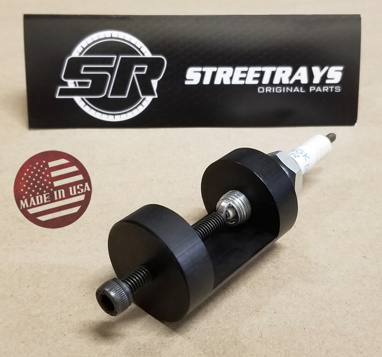 [SR] M12 Spark Plug Gapper Tool Gap Gapping Tool Sparkplug 12mm Gapper (BLACK)