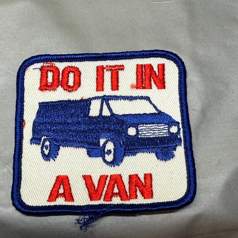 Vintage NOS Patch Do It In A Van Shirt Jacket Hat