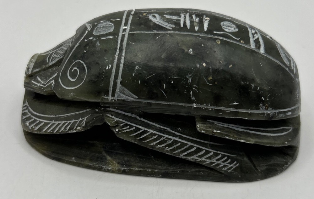 Scarab Egyptian Glazed stone