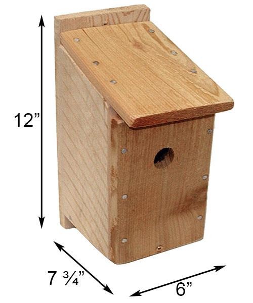 Bluebird House Kit, Cedar, DIY