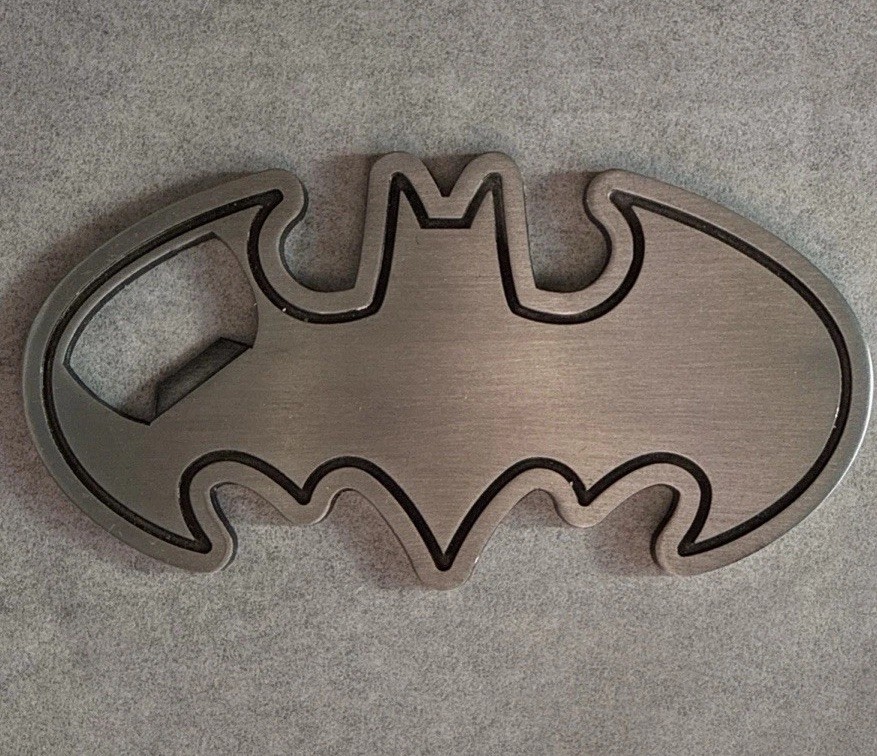 DC Comics Batman Symbol Metal Bottle Opener -Excellent Condition
