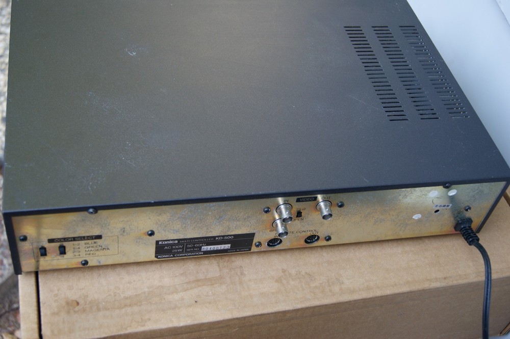 KONICA KD-500 Multi Controller Japan nice USED color select Video In / Out