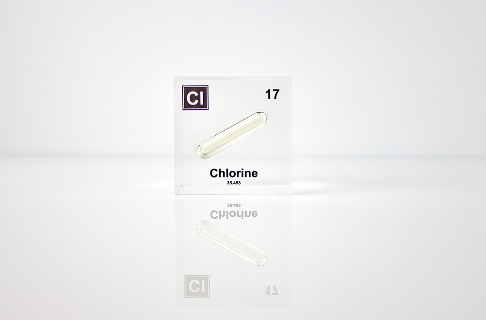 Chlorine Element Cube