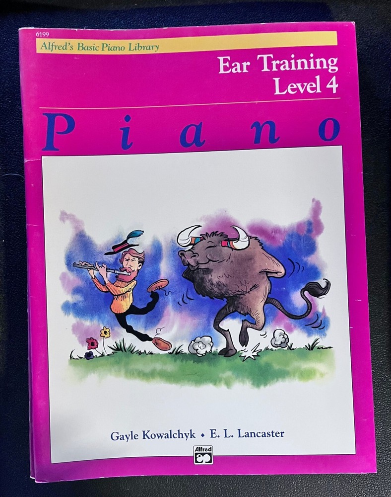 Alfred's Basic Piano Library Ear Training Level 4 Book
