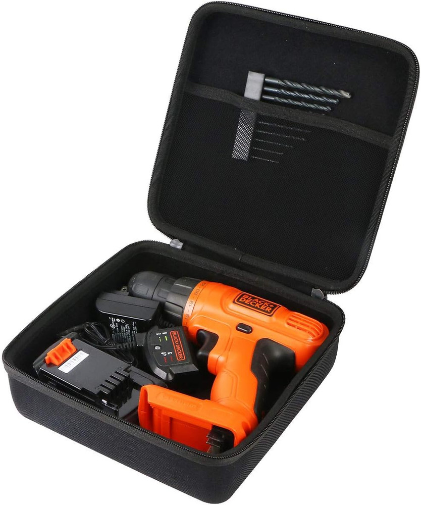 Hard Storage Case Replacement for BLACK+DECKER LDX120C/LD120VA Cordless Drill/Dr