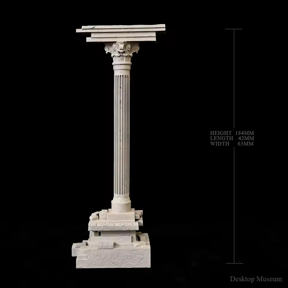 Fish Tank Decorations Water Feature Greek Column 3 pieces