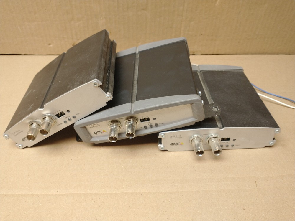 AXIS 241S video server lot of 3