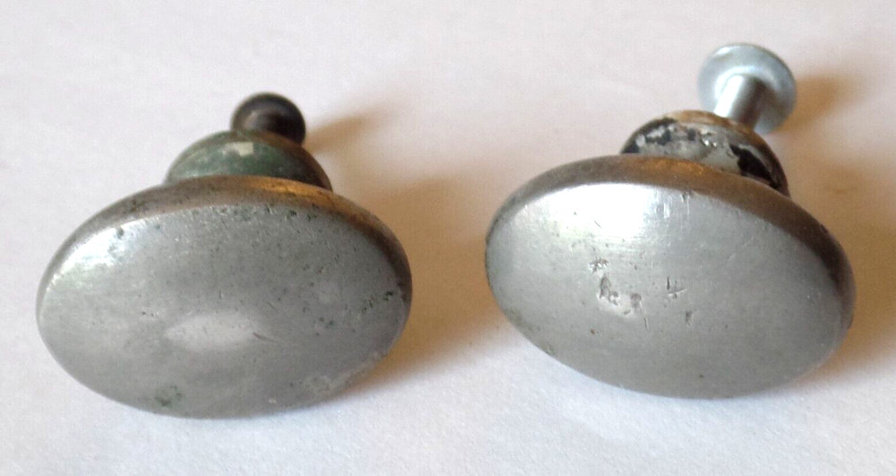 2 Vintage Metal Drawer Pulls