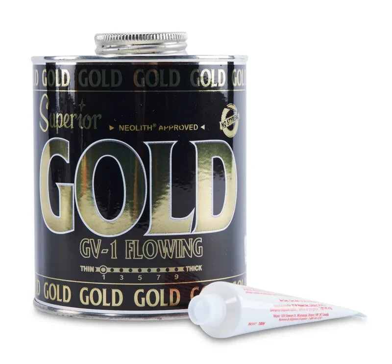 Superior GOLD Adhesive - GV-1 Flowing - Quart