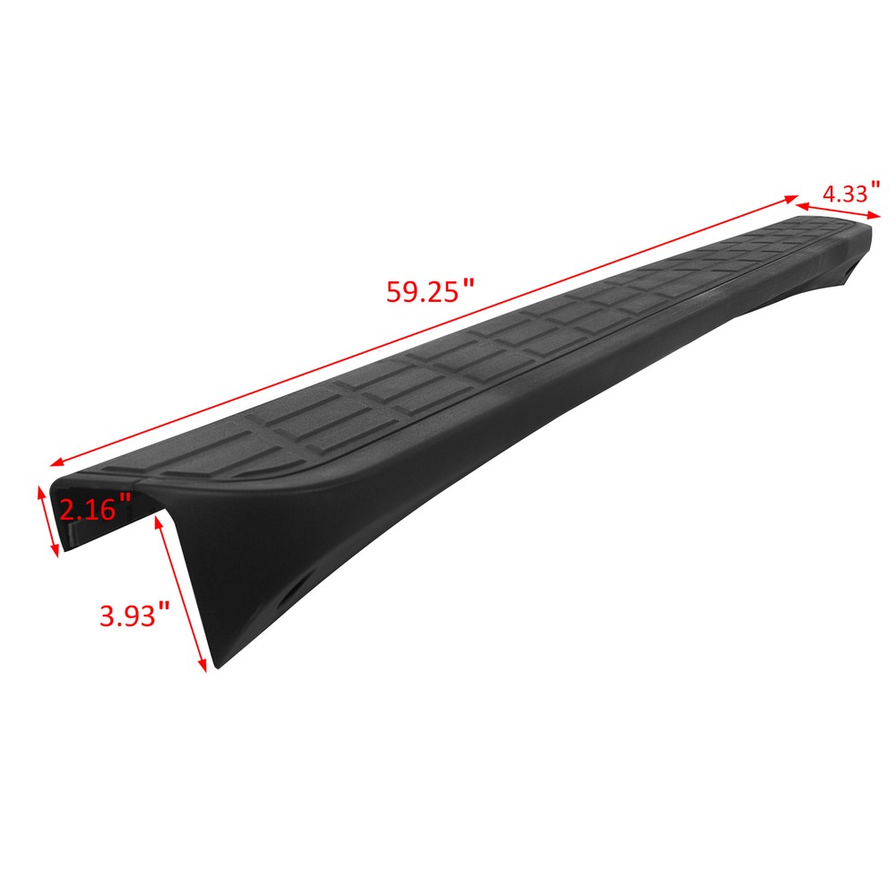Tailgate Top Protector Molding Cap Covers For 07-13 Chevy Silverado Sierra 1500