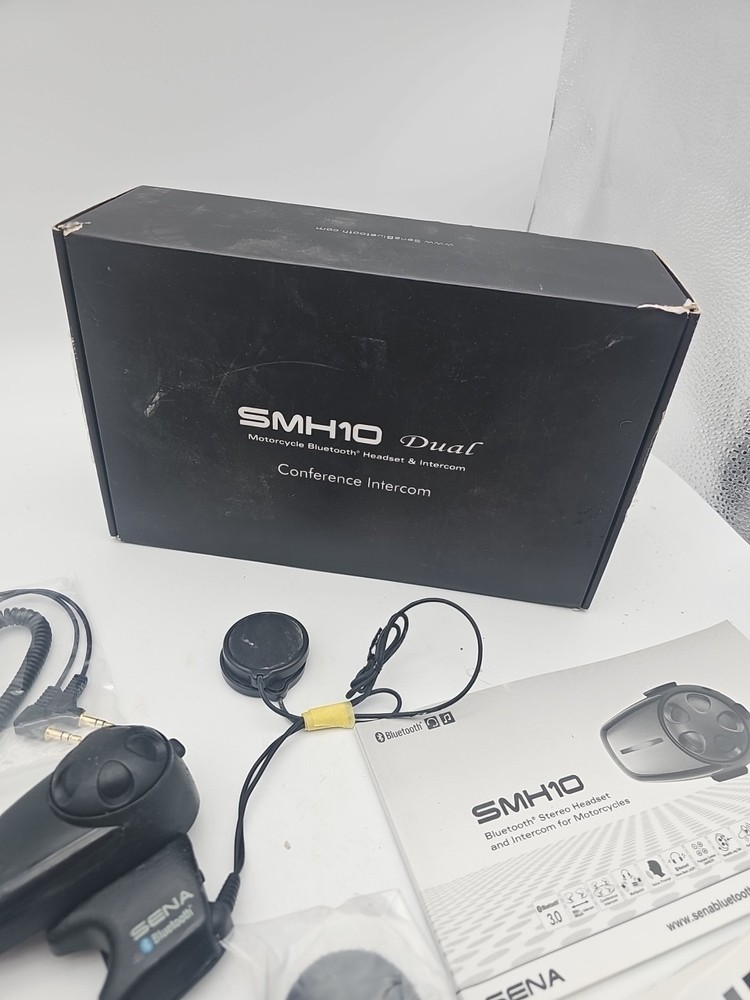 Sena SMH10 Dual Motorcycle Bluetooth Intercom Set Used