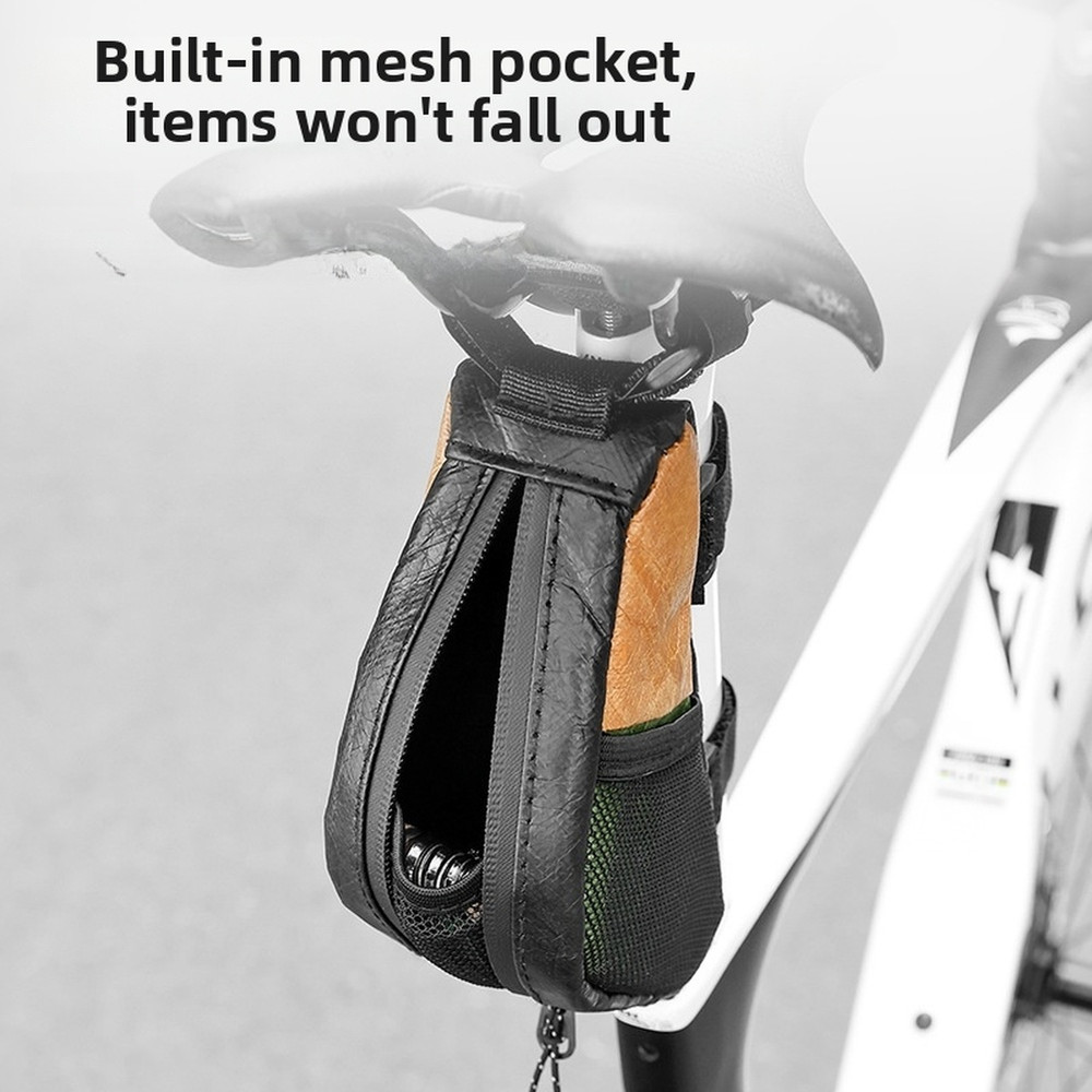 0.6L Triangular Waterproof Saddle Bag for Bicycle Seat For Cycling Use