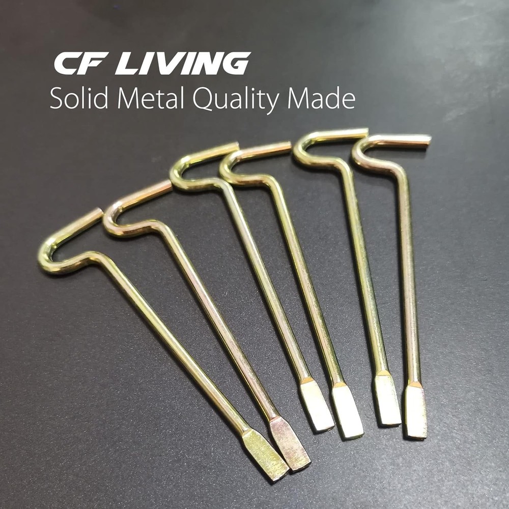 Interior Emergency Key for Bathroom Bedroom - 6 Pack