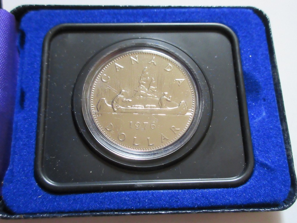1976 Canada Cased Nickel Set. Mint Case UNC RJ