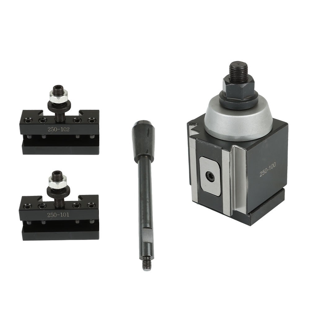 Quick Change AXA Piston Tool Post 250-100 + 2 holders 101 102 for 6- 12" Lathe