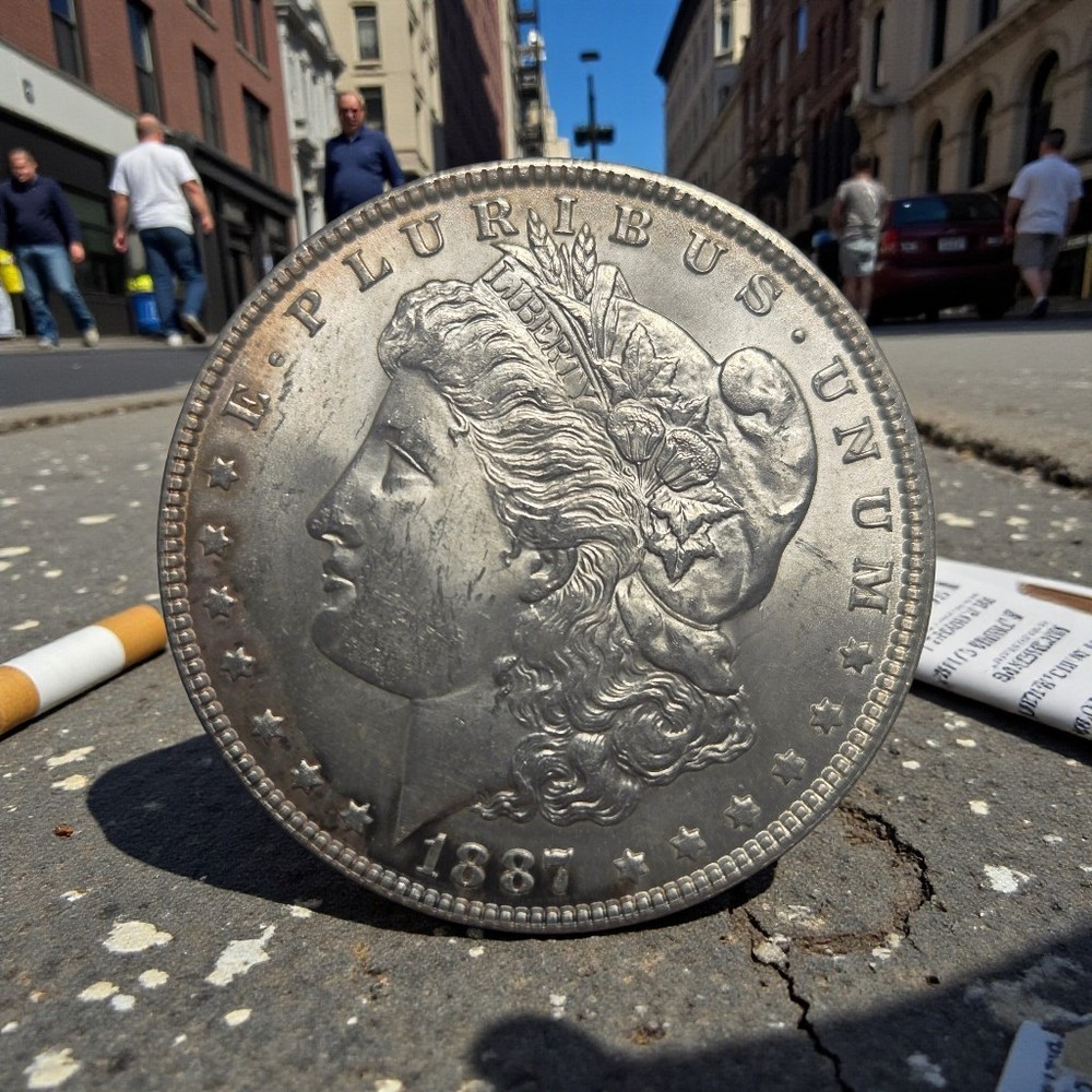 1887-P Morgan Silver Dollar 90% Silver