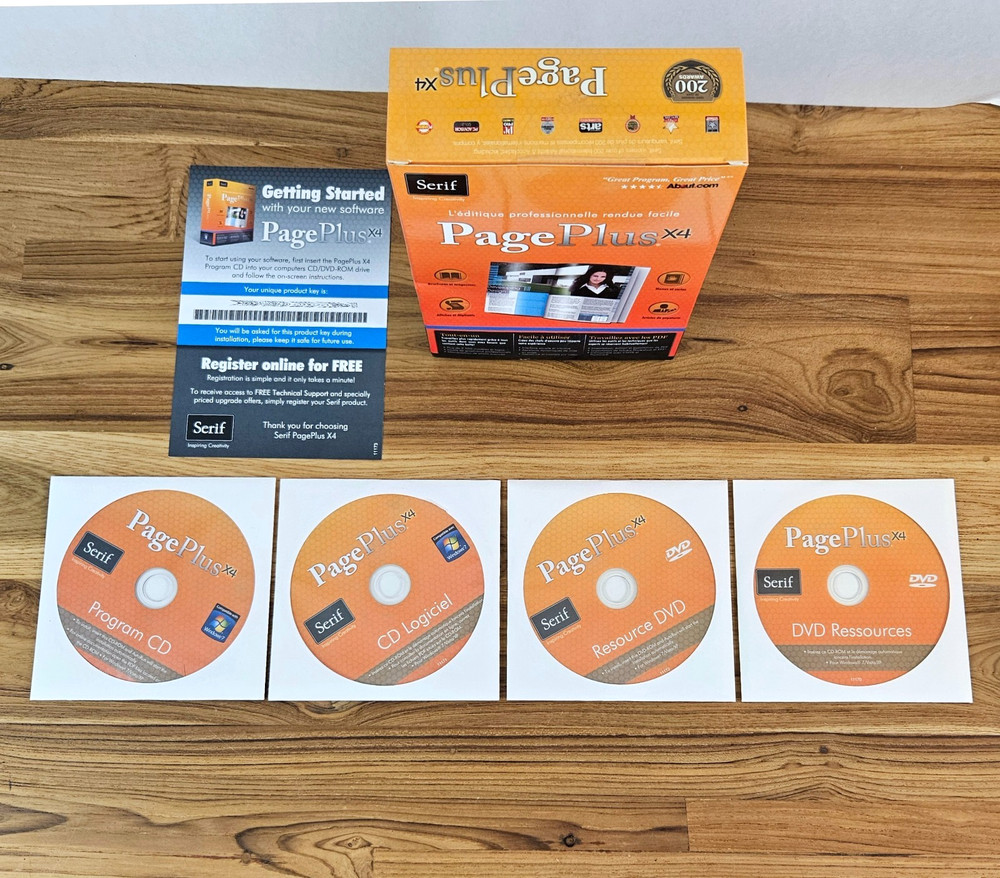 Serif Page Plus X4 Desktop Publishing Software for Windows