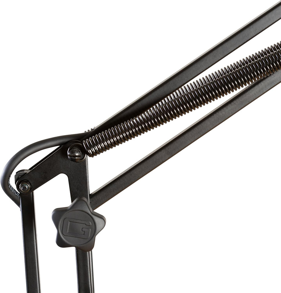 Spring-Loaded Desk-Mounted Microphone Boom Arm for Broadcasts, Podcasts, Content
