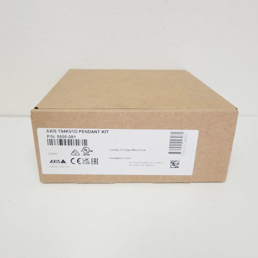 AXIS T94K01D Pendant Kit Camera Mount NEW (SEALED)