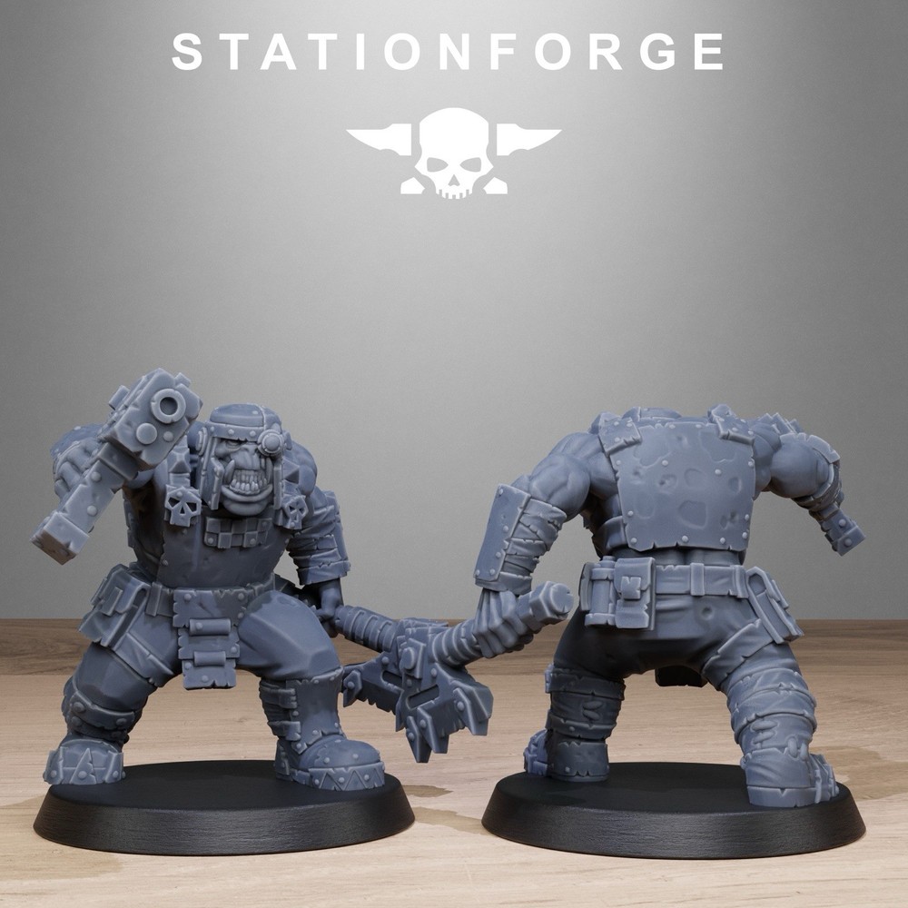 Orc Bros Infantry Unit, Stationforge