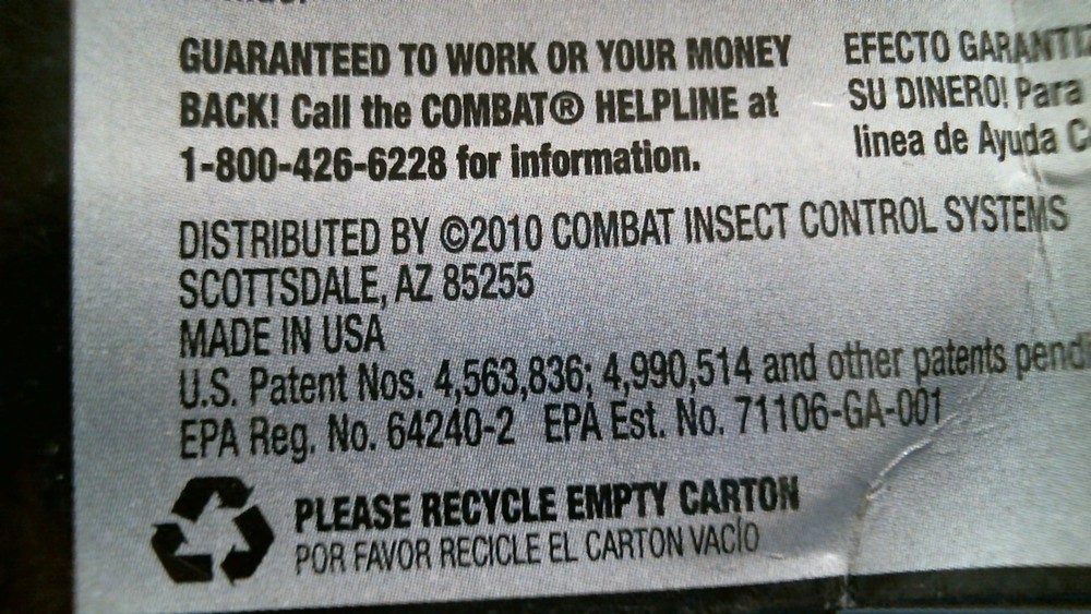 Combat Source Kill Roach Control 12 Bait Stations (41910) FS