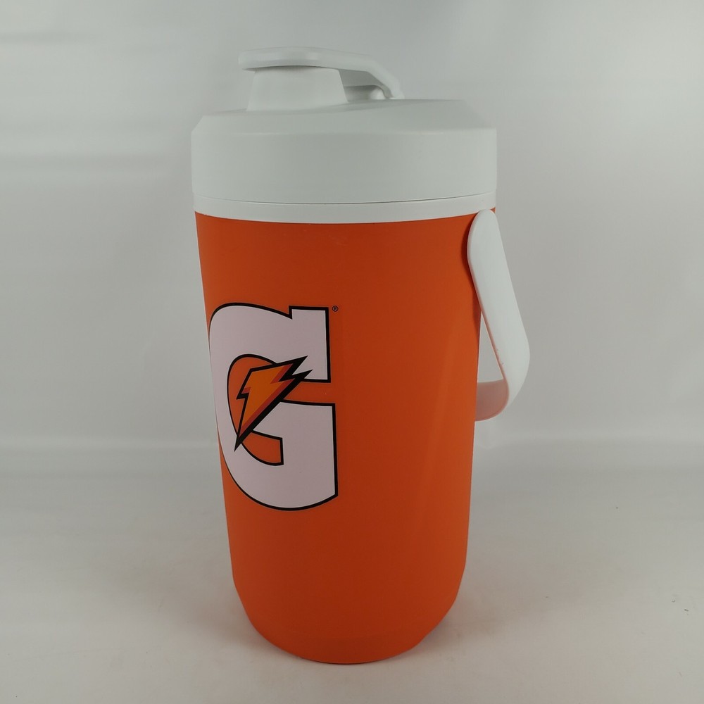 3 Gatorade Orange 64oz (1/2 Gallon) Cold Beverage Performance Jug Cooler