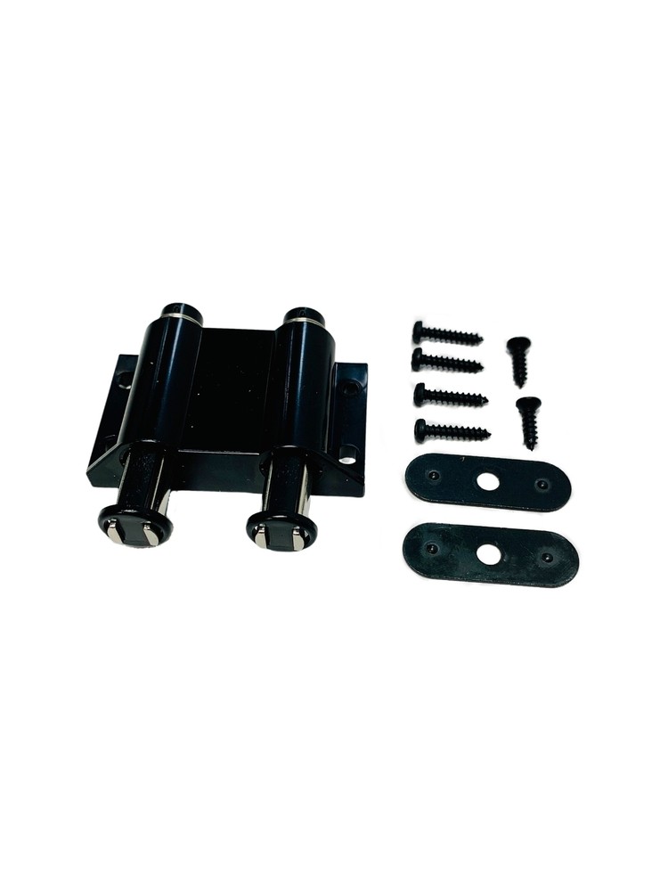 Double Push Magnetic Touch Latch w/ Screws & Plates C927.BK