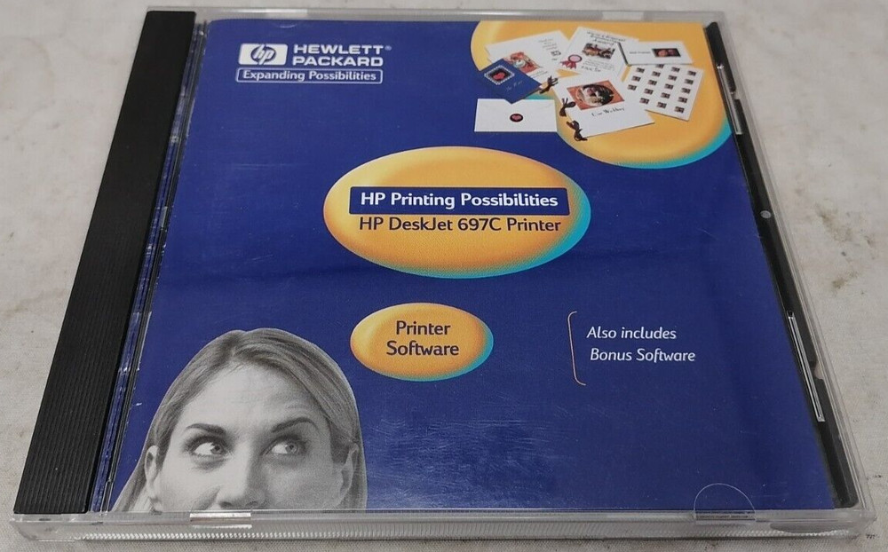 HP DeskJet 697C Printer Software (1998 Hewlett Packard)
