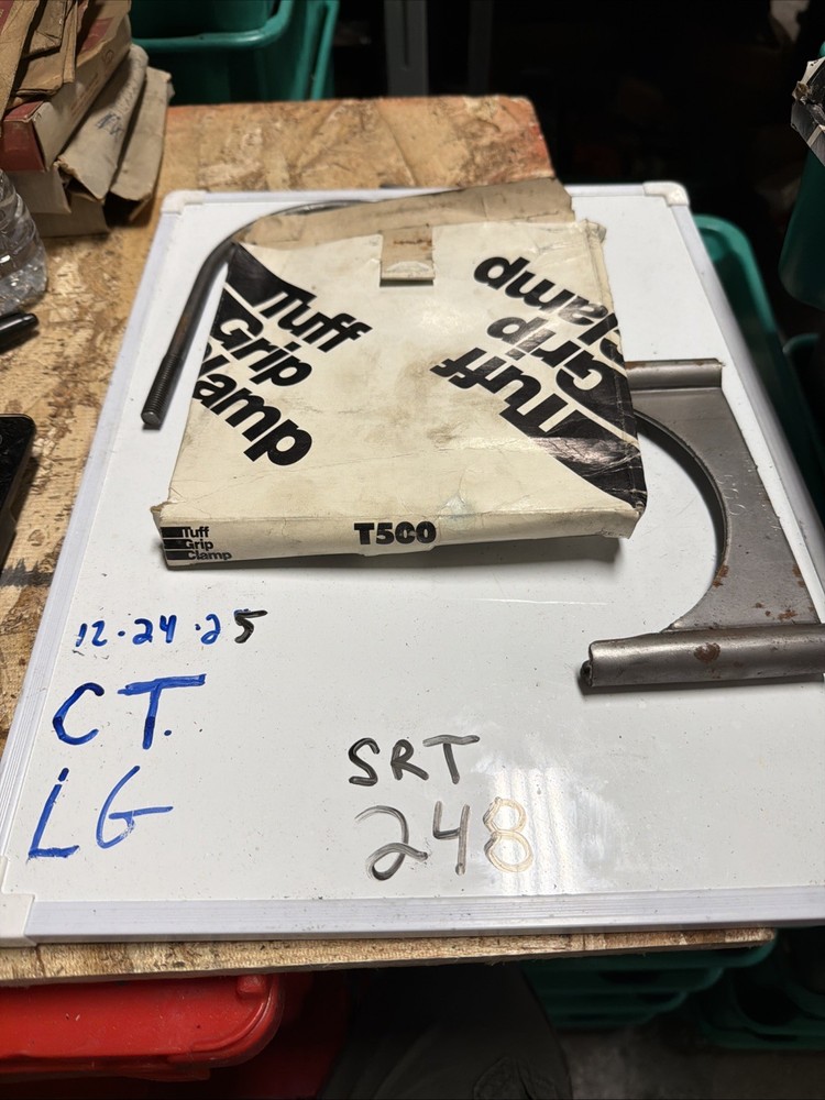 Tuff Grip Exhaust Clamp T500, Size 5, NOS Has Some Surface Rust