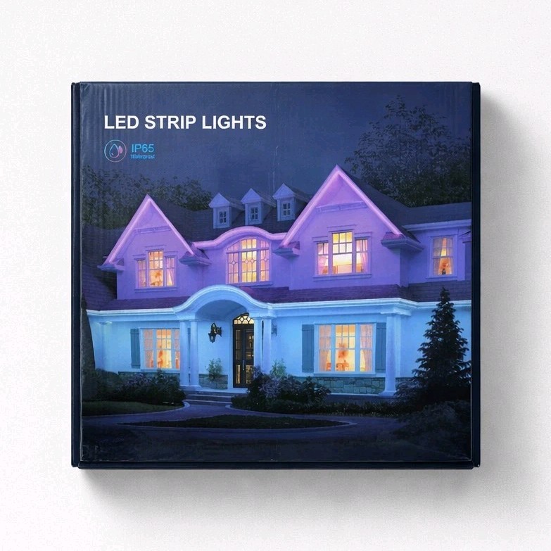 LED Multicolor Outdoor Waterproof IP65 Light Strip 100 ft Remote Control