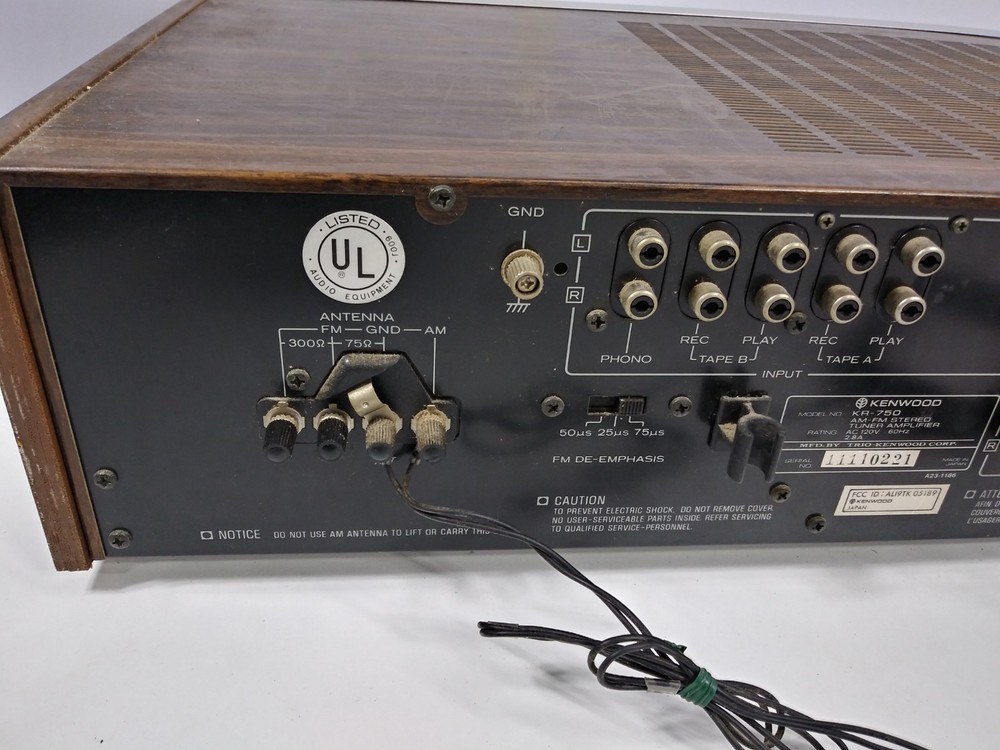 Kenwood KR-750 Stereo Receiver – FOR PAR