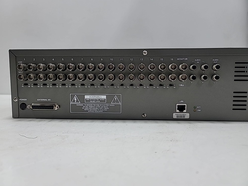 16‑Channel Digital Multiplex Recorder DVR16M HS‑DVR163 – Untested AS‑IS
