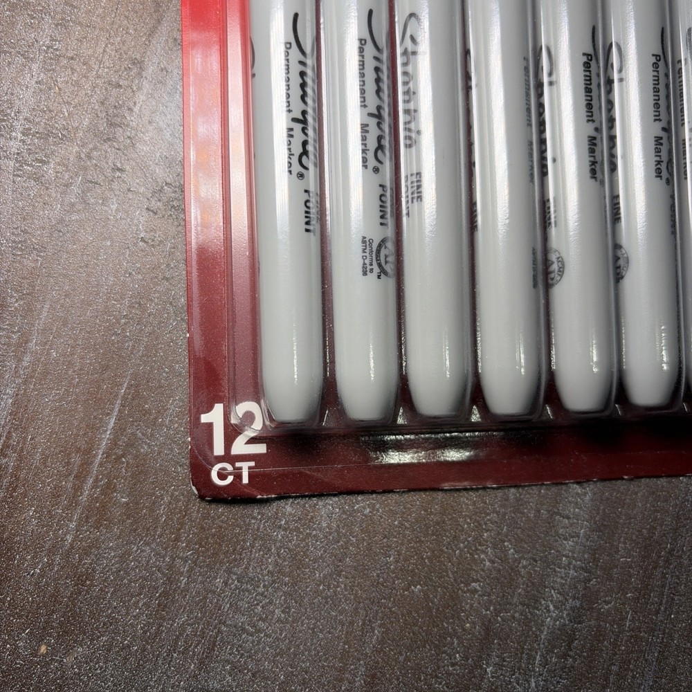 Sharpie Fine Point Assorted Color Permanent Markers - 12 CT