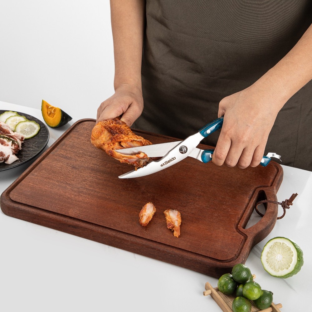 Executive 4" Heavy-Duty Kitchen Scissors – Premium Chef-Grade Power & Precision