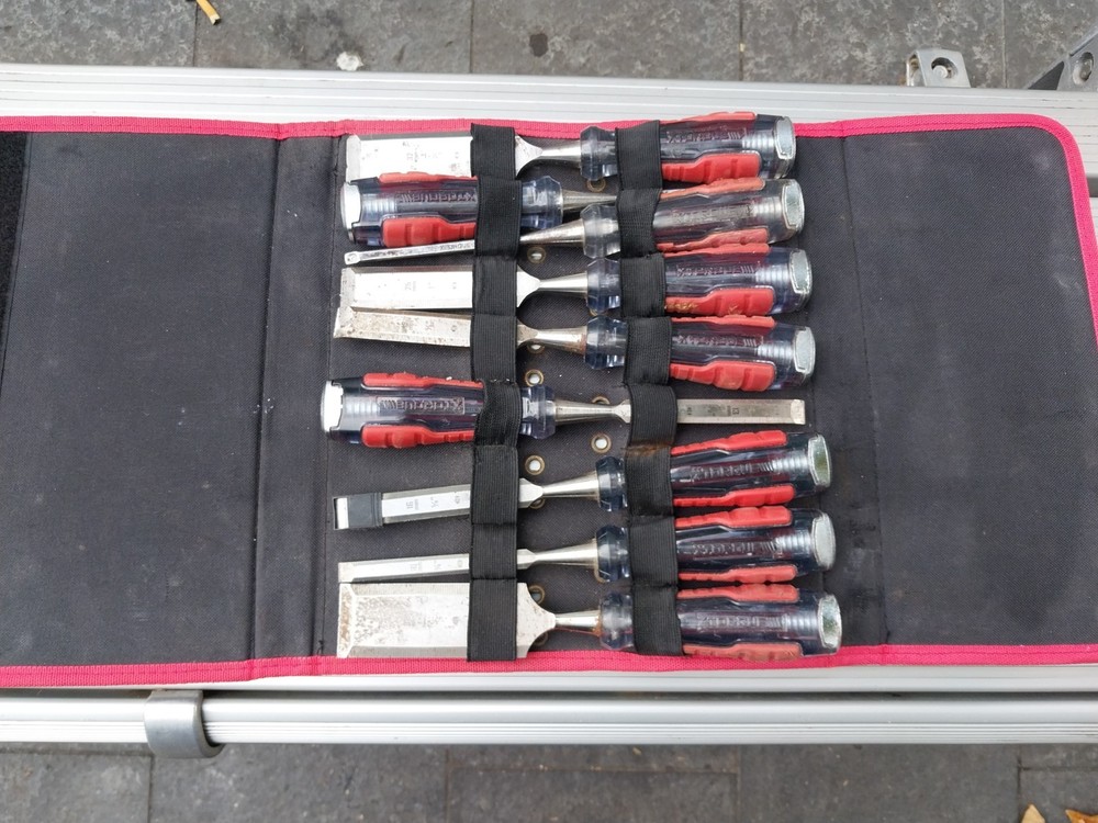 Xtorque Go-Thru Steel Core 9 Pce Chisel Set