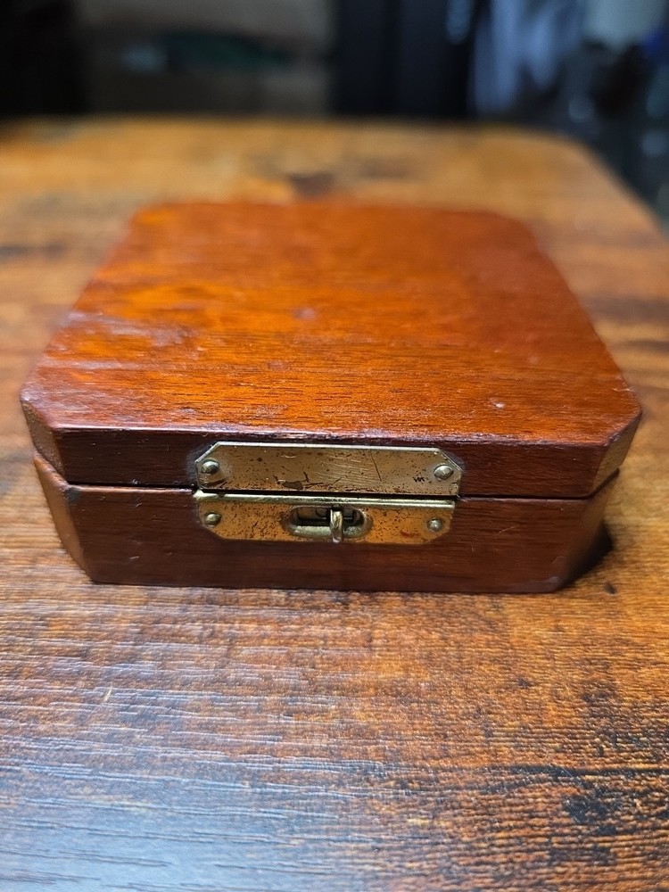 Antique Herschede 1918 WWI U.S. Engineer Dept. Box Compass.