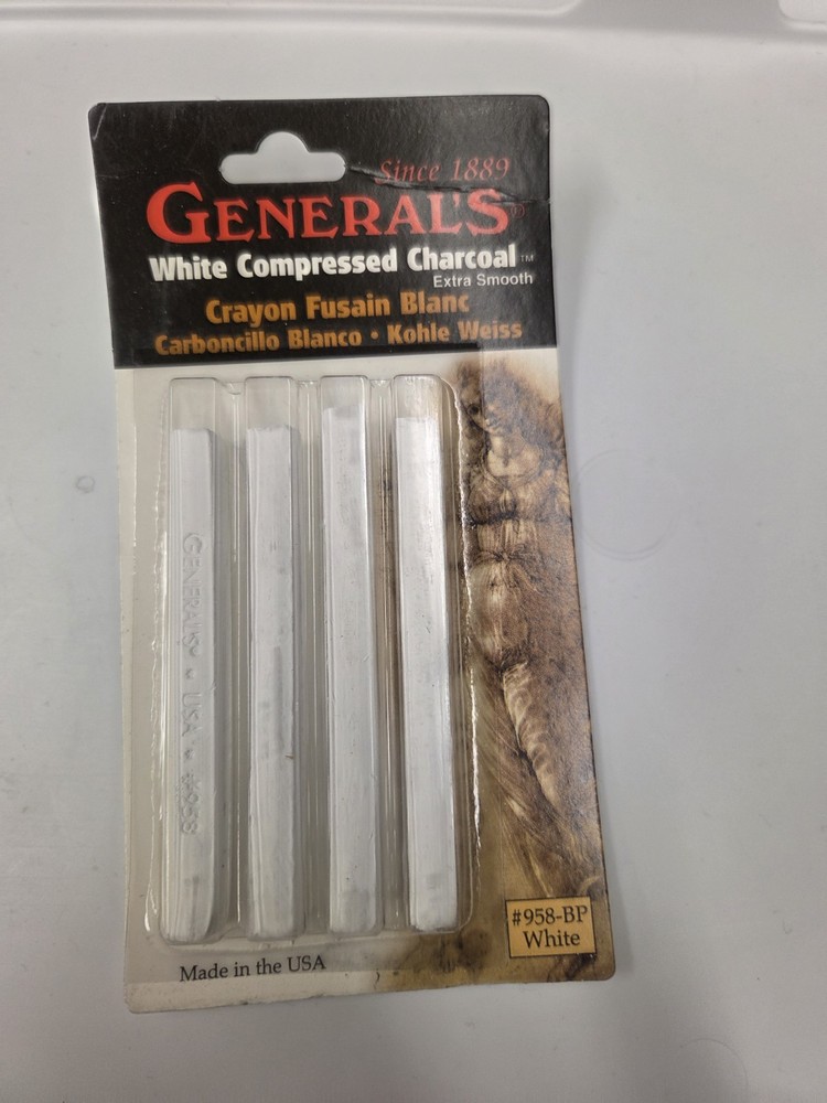 Generals White Compressed Charcoal 4 pack, 2 BOXES