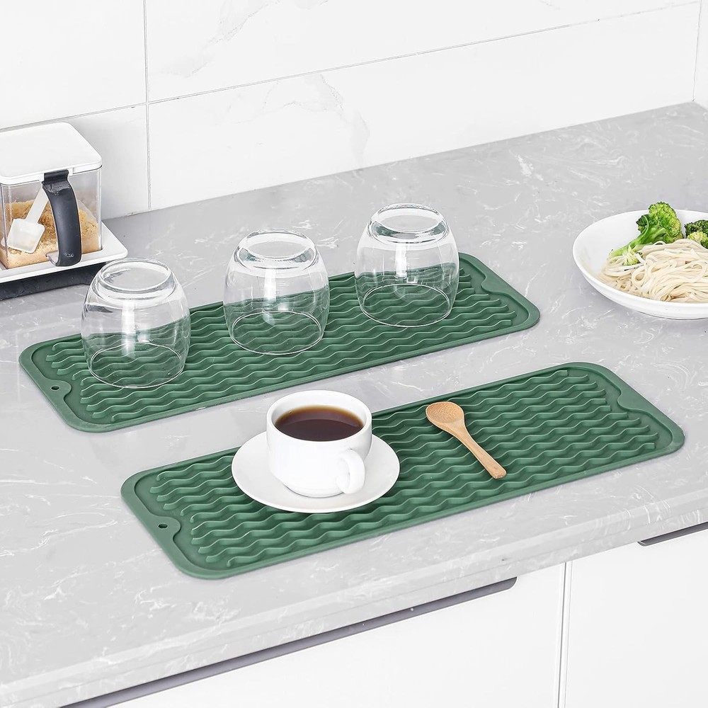 Silicone Dish Drying Mat for Multiple Usage,Easy clean,Eco-friendly,Heat