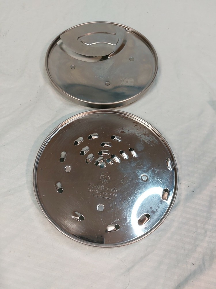 Cuisinart DLC-7 2 Discs for Food Processor Includes DLC-044 4mm DLC-037 M Grater