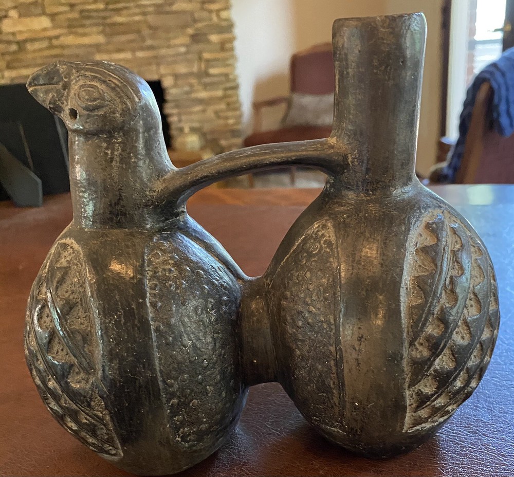 pre colombian chimu pottery wistle