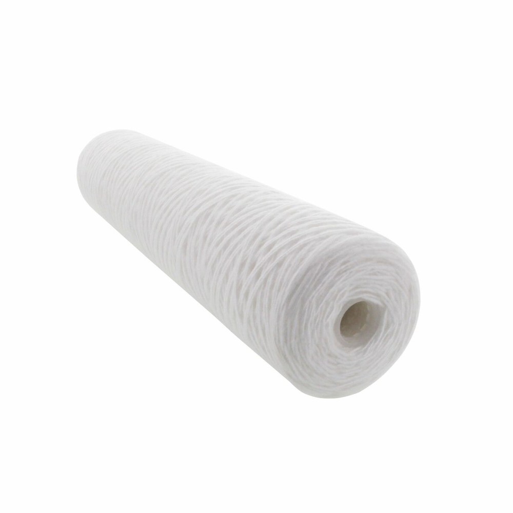 10 x 4.5 Inch 5 Micron String-Wound Polypropylene Sediment Water Filter 4-Pack