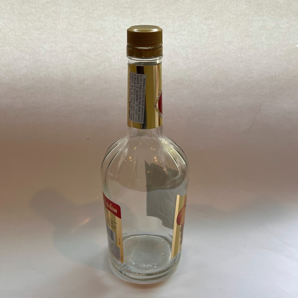 De Napoleon Triple Sec Liqueur - Empty Bottle - 750ml with Cap