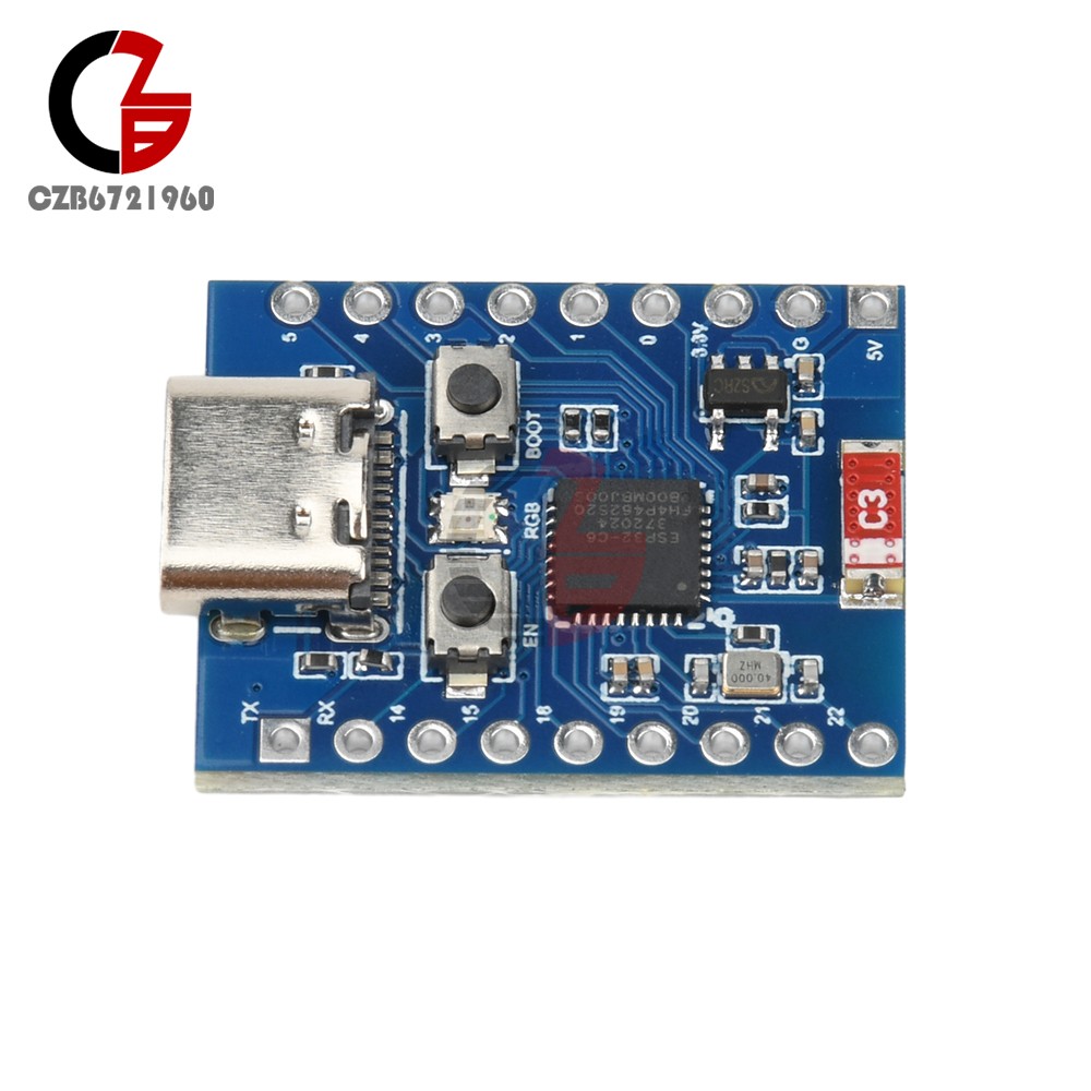 1-10PCS ESP32-C6 TINY Mini Development Board ESP32-C6FH4 WIFI Bluetooth Module