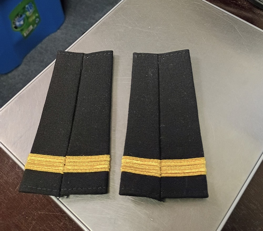 USN Navy Soft Shoulder Mark: Line Ensign - Pair