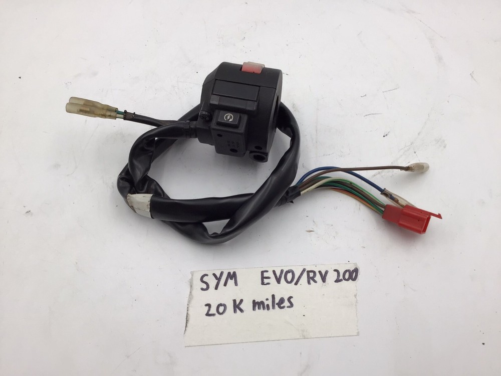 OEM SYM EVO RV200 - Right Hand Control Kill Switch Start Button Working
