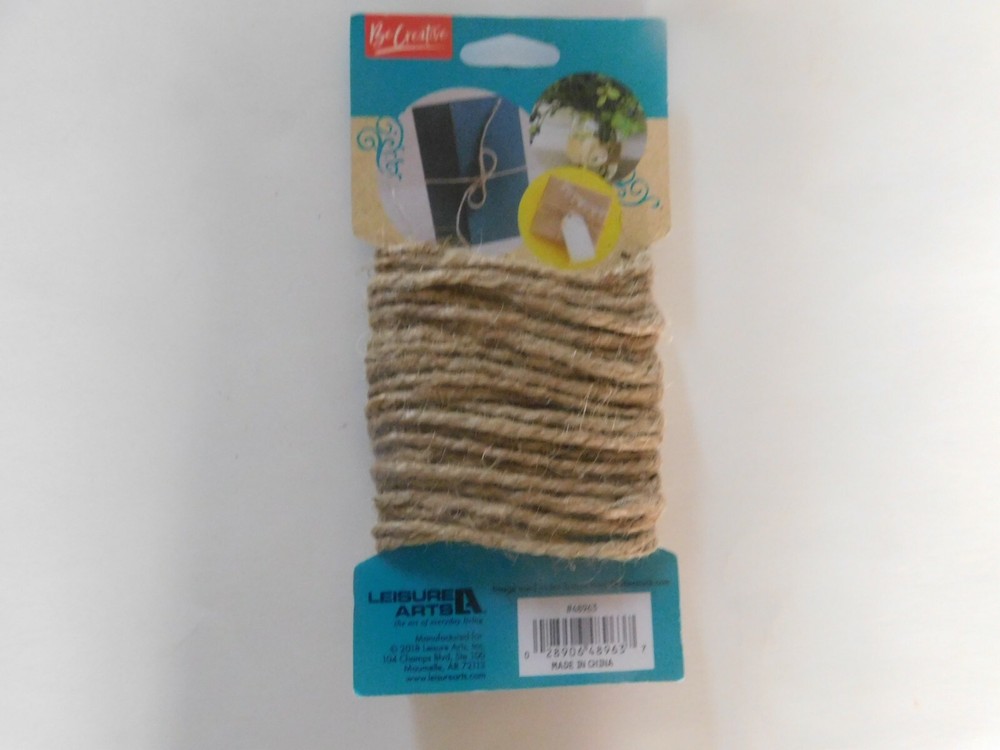 Be Creative 12 ft 3 ply jute cord