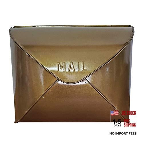 MB-6942 Envelope Mailbox Antique Brass